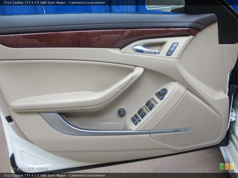 Cashmere/Cocoa Interior Door Panel for the 2010 Cadillac CTS 4 3.6 AWD Sport Wagon #78739607