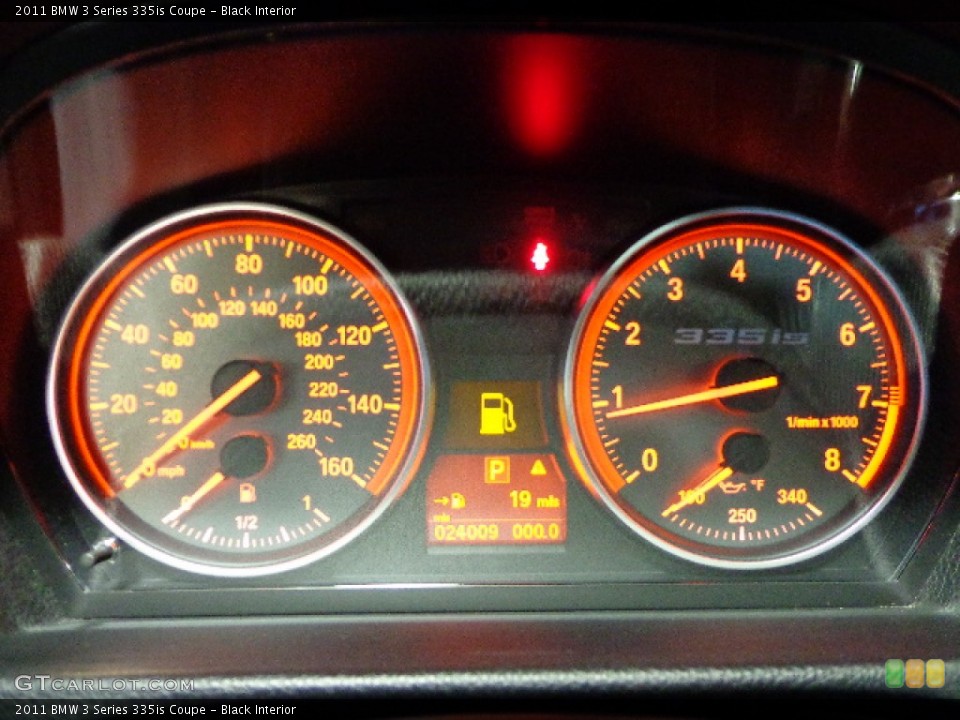Black Interior Gauges for the 2011 BMW 3 Series 335is Coupe #78740153