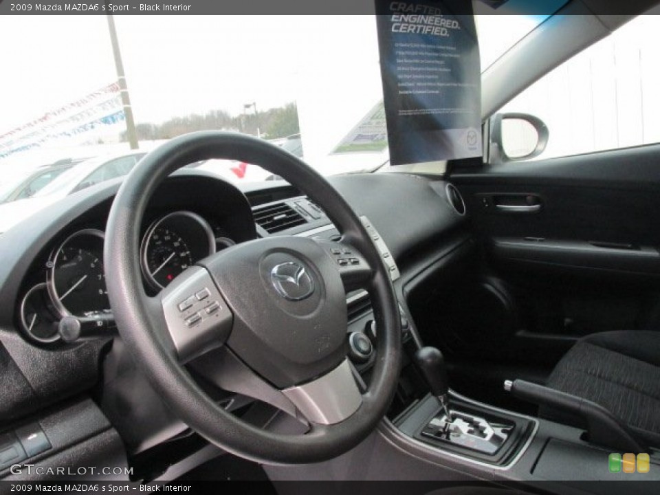 Black Interior Dashboard for the 2009 Mazda MAZDA6 s Sport #78741146