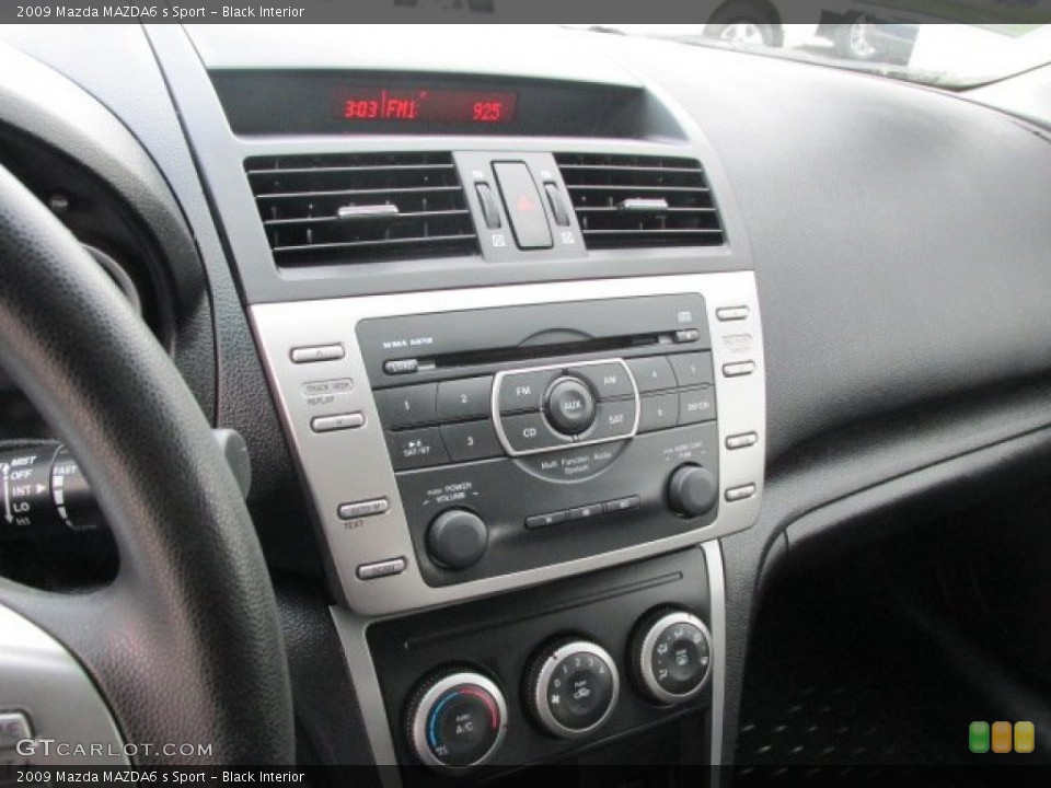 Black Interior Controls for the 2009 Mazda MAZDA6 s Sport #78741221