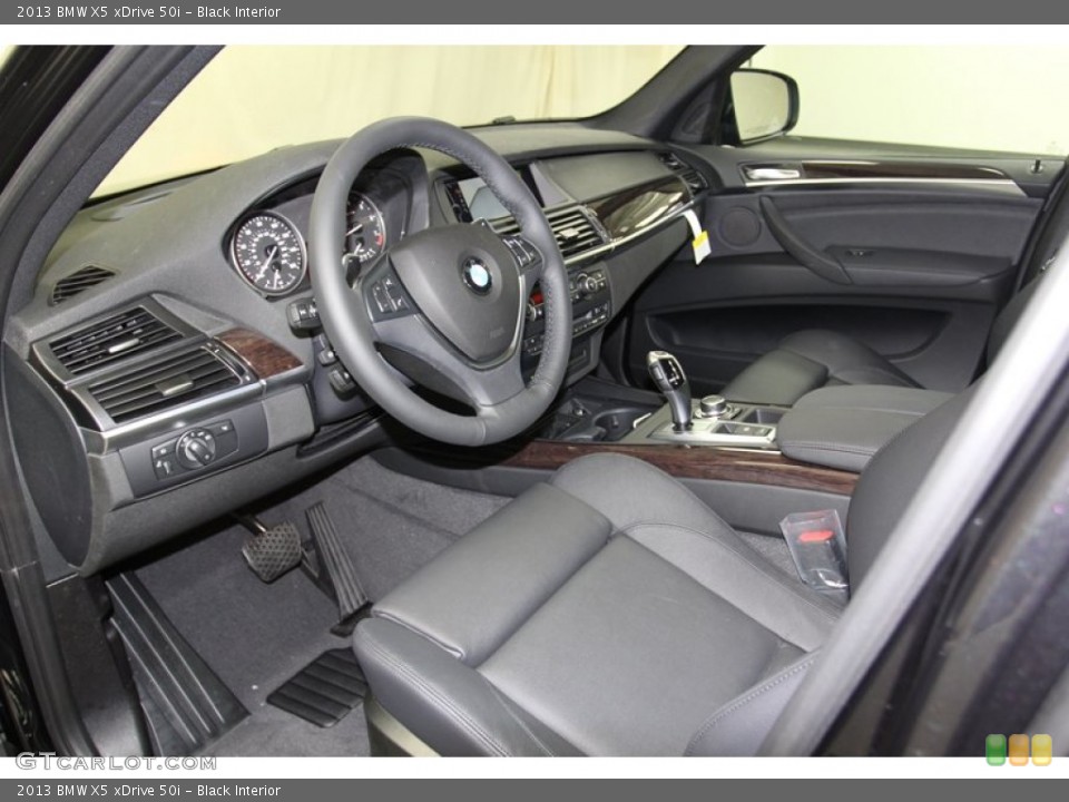 Black Interior Prime Interior for the 2013 BMW X5 xDrive 50i #78743192