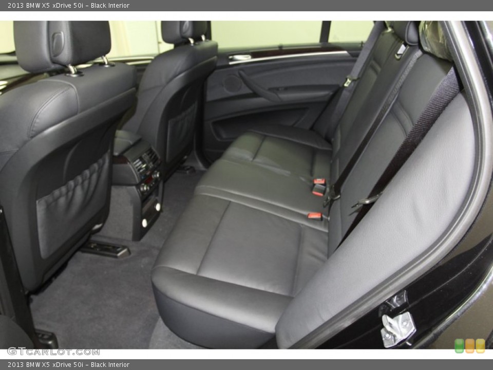 Black Interior Rear Seat for the 2013 BMW X5 xDrive 50i #78743204