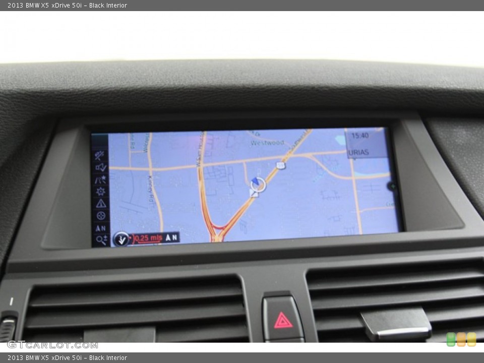Black Interior Navigation for the 2013 BMW X5 xDrive 50i #78743308