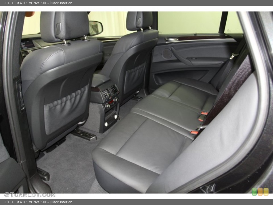 Black Interior Rear Seat for the 2013 BMW X5 xDrive 50i #78743480