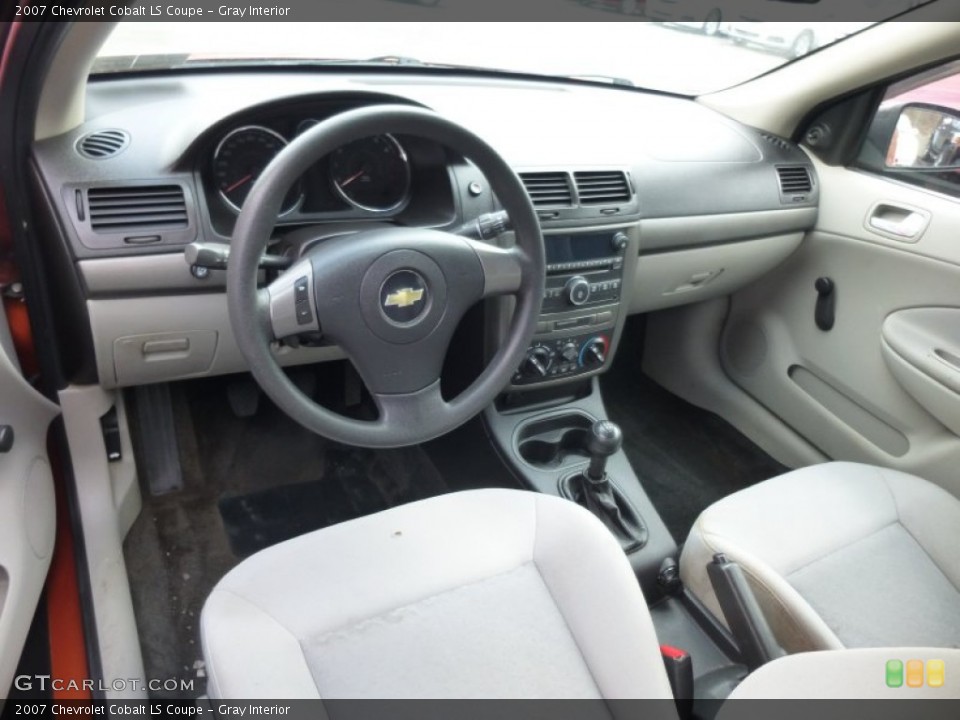 Gray Interior Prime Interior for the 2007 Chevrolet Cobalt LS Coupe #78743858