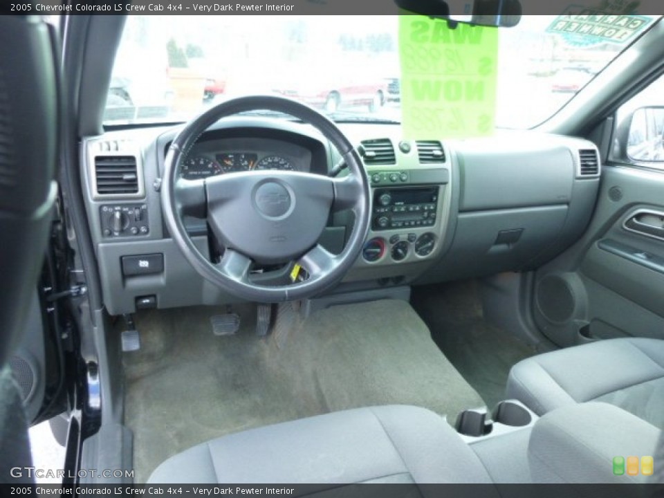 Very Dark Pewter Interior Prime Interior for the 2005 Chevrolet Colorado LS Crew Cab 4x4 #78744341