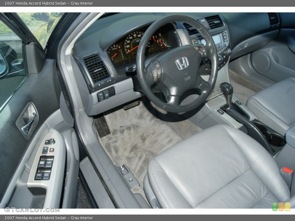 Gray Interior Photo for the 2007 Honda Accord Hybrid Sedan #78744574
