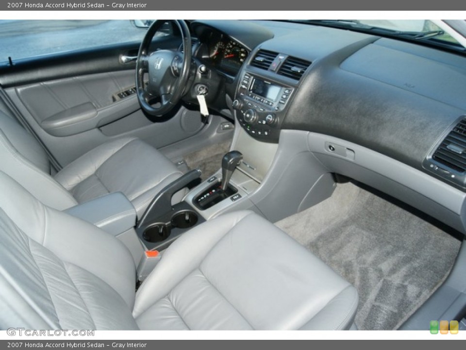 Gray Interior Dashboard for the 2007 Honda Accord Hybrid Sedan #78744686