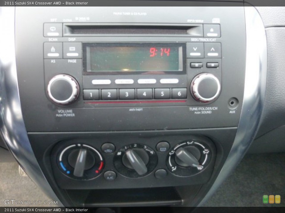 Black Interior Controls for the 2011 Suzuki SX4 Crossover AWD #78745315