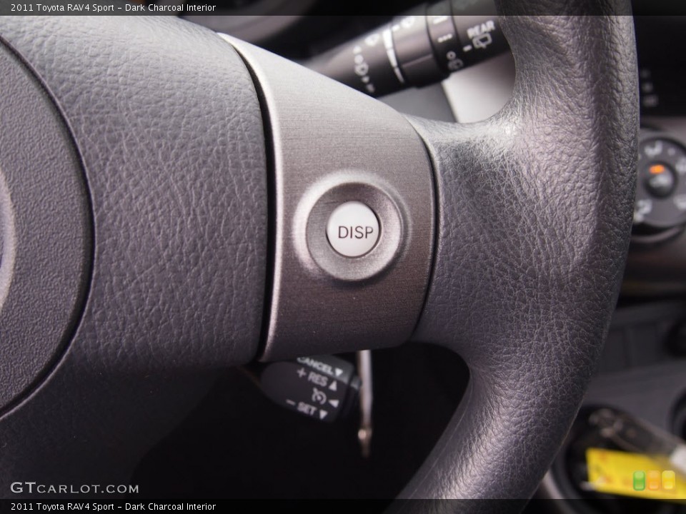 Dark Charcoal Interior Controls for the 2011 Toyota RAV4 Sport #78745559