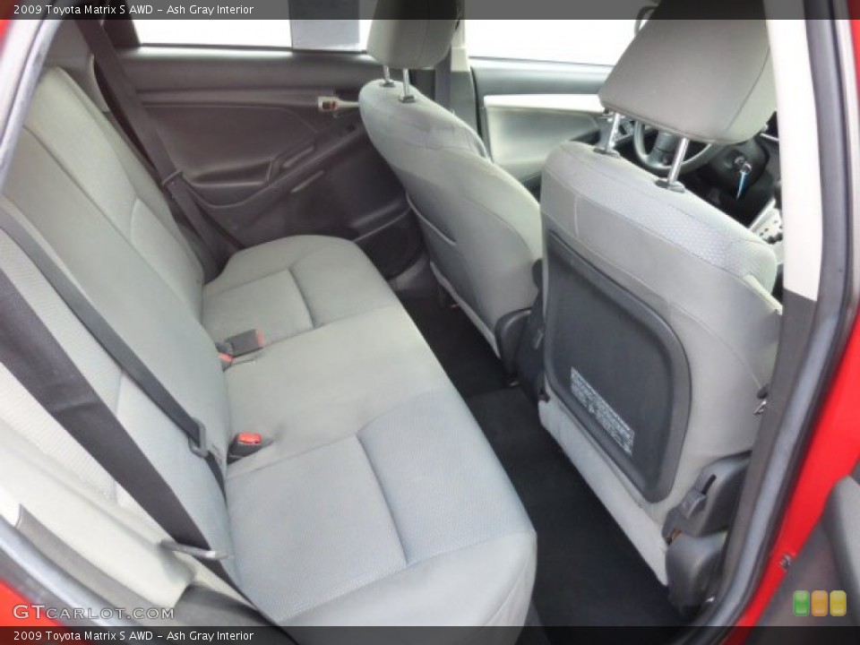 Ash Gray Interior Rear Seat for the 2009 Toyota Matrix S AWD #78745634