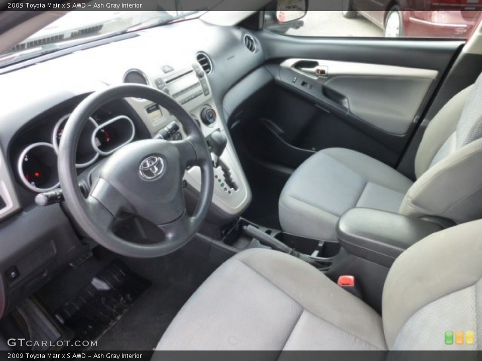 Ash Gray 2009 Toyota Matrix Interiors