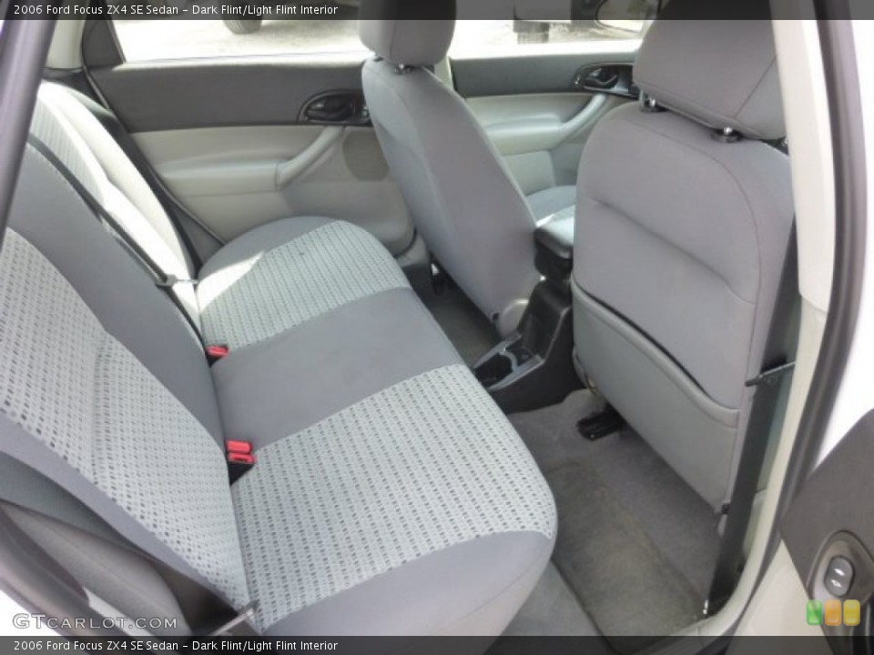 Dark Flint/Light Flint Interior Rear Seat for the 2006 Ford Focus ZX4 SE Sedan #78745934