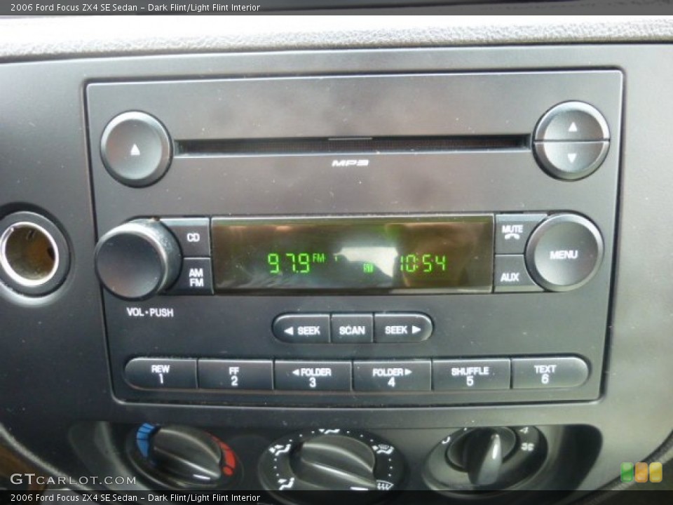 Dark Flint/Light Flint Interior Audio System for the 2006 Ford Focus ZX4 SE Sedan #78745997