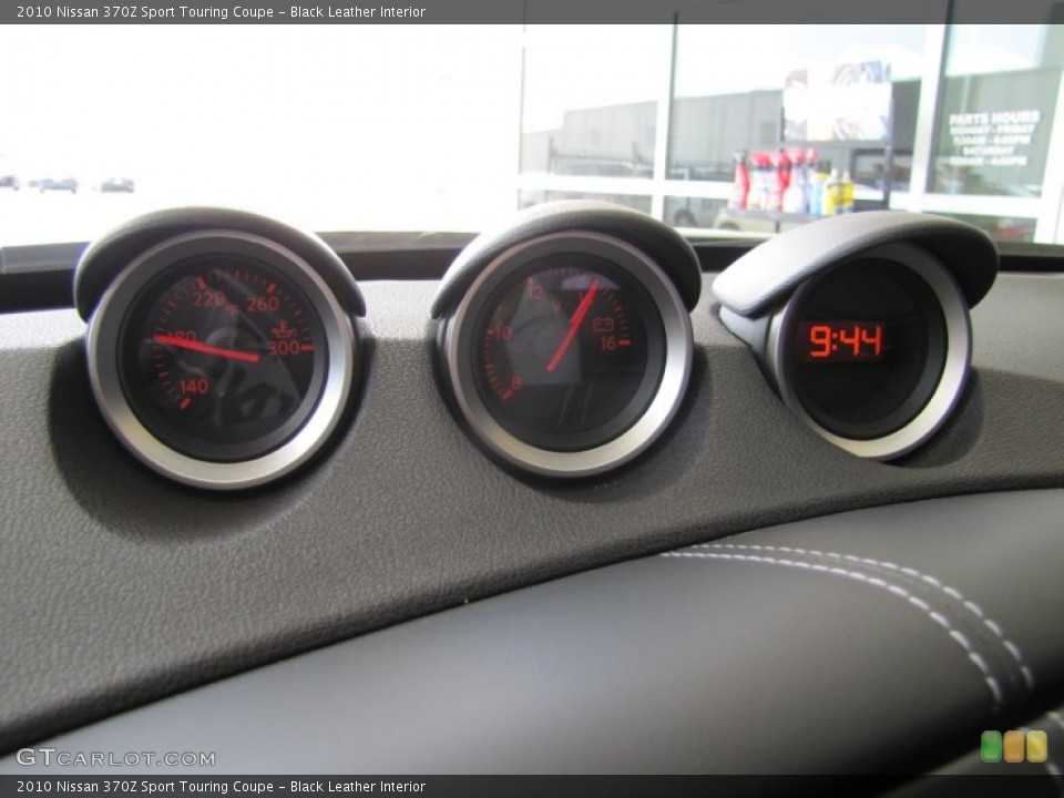 Black Leather Interior Gauges for the 2010 Nissan 370Z Sport Touring Coupe #78748091