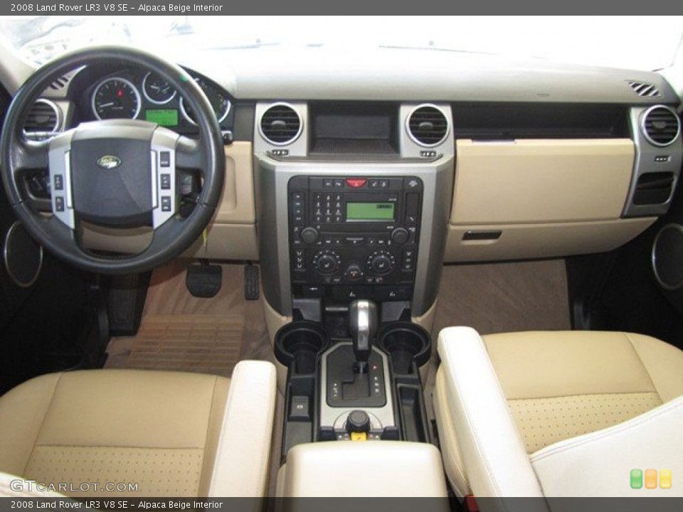 Alpaca Beige Interior Dashboard for the 2008 Land Rover LR3 V8 SE #78748548