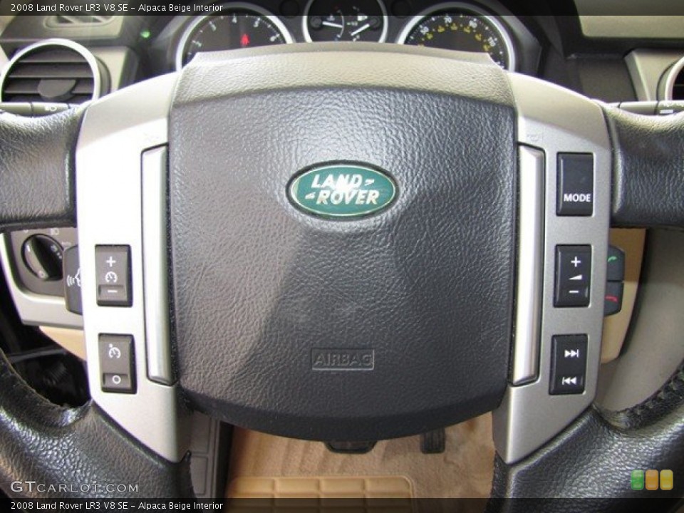 Alpaca Beige Interior Controls for the 2008 Land Rover LR3 V8 SE #78748716