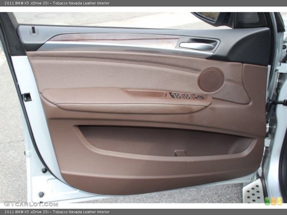 Tobacco Nevada Leather Interior Door Panel for the 2011 BMW X5 xDrive 35i #78748730