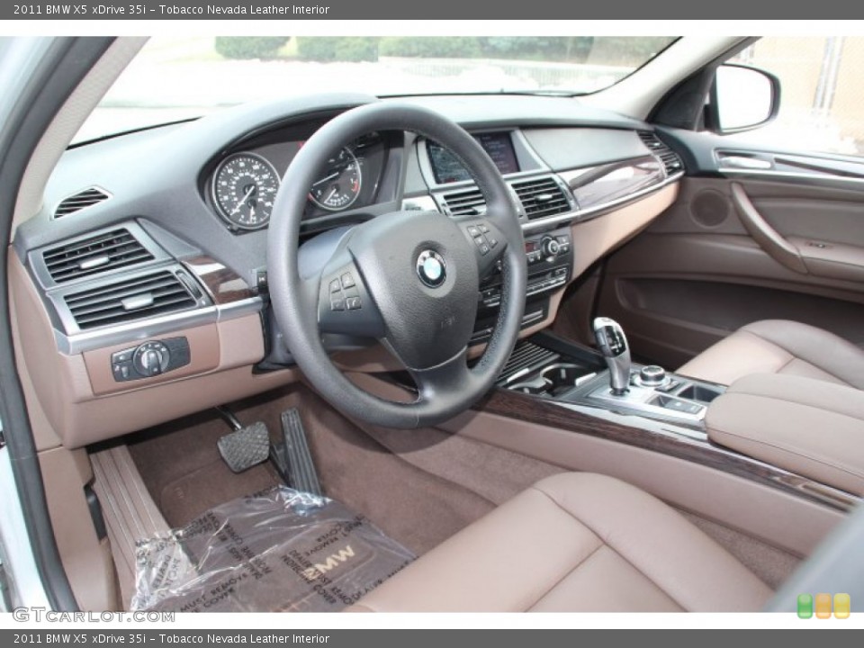 Tobacco Nevada Leather Interior Prime Interior for the 2011 BMW X5 xDrive 35i #78748748