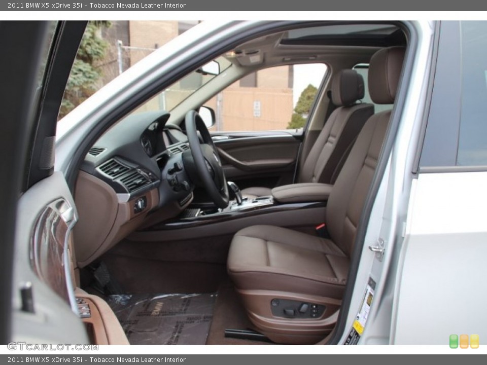 Tobacco Nevada Leather Interior Photo for the 2011 BMW X5 xDrive 35i #78748760