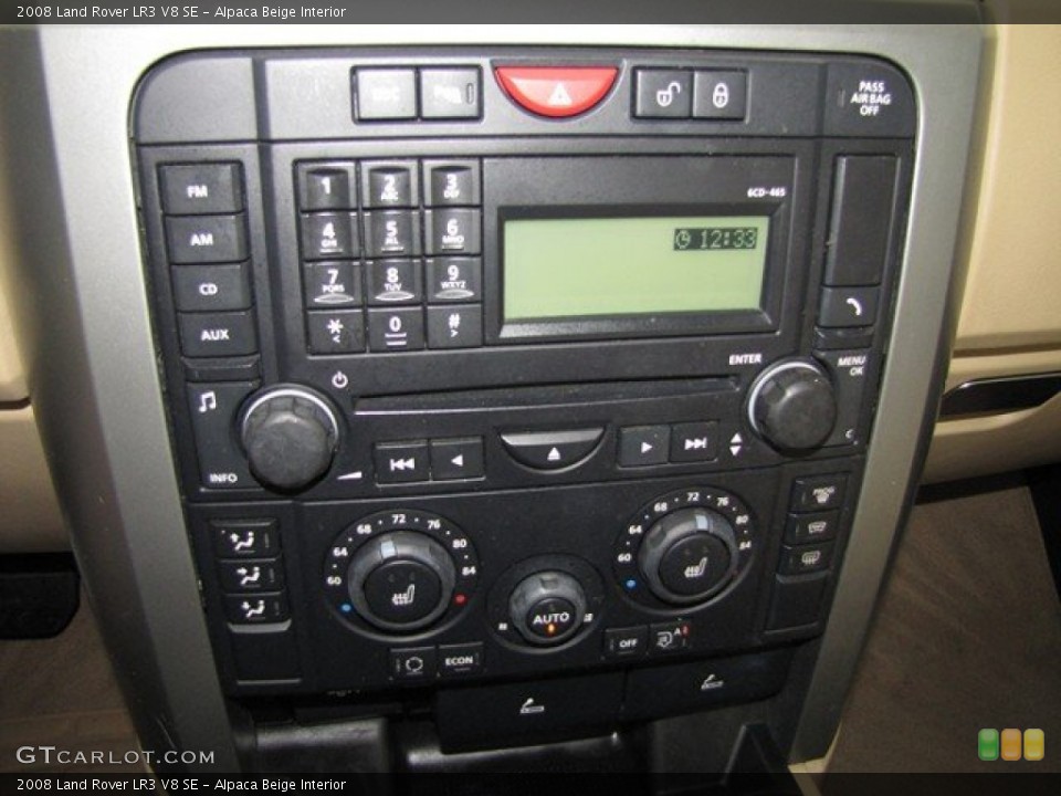Alpaca Beige Interior Controls for the 2008 Land Rover LR3 V8 SE #78748790