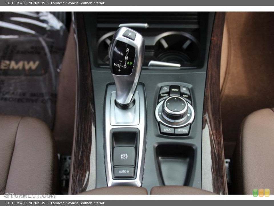Tobacco Nevada Leather Interior Transmission for the 2011 BMW X5 xDrive 35i #78748805