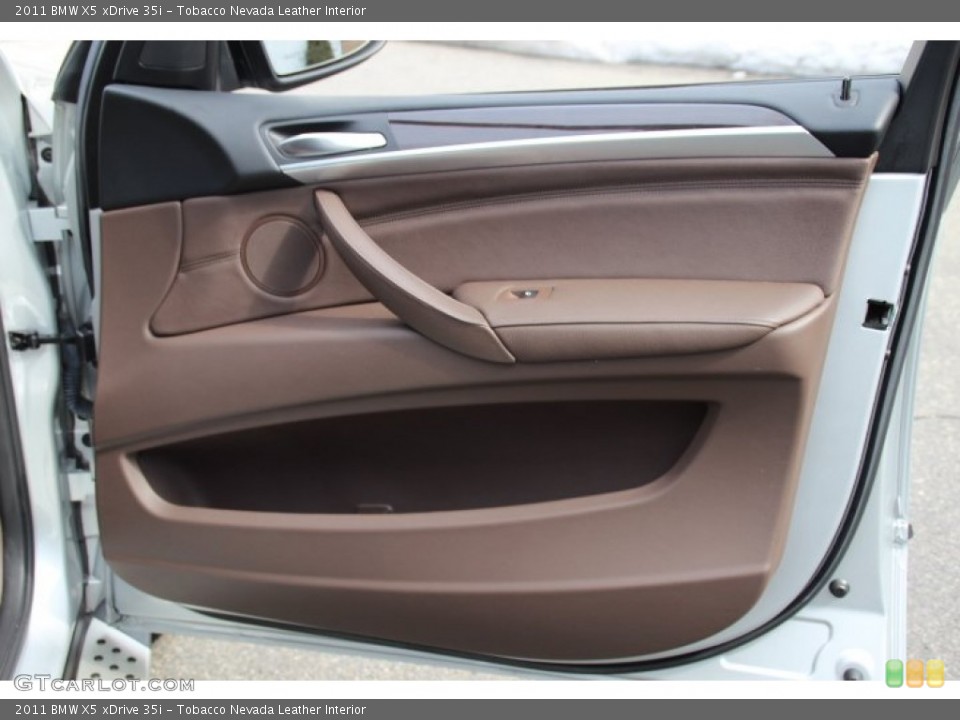Tobacco Nevada Leather Interior Door Panel for the 2011 BMW X5 xDrive 35i #78748960