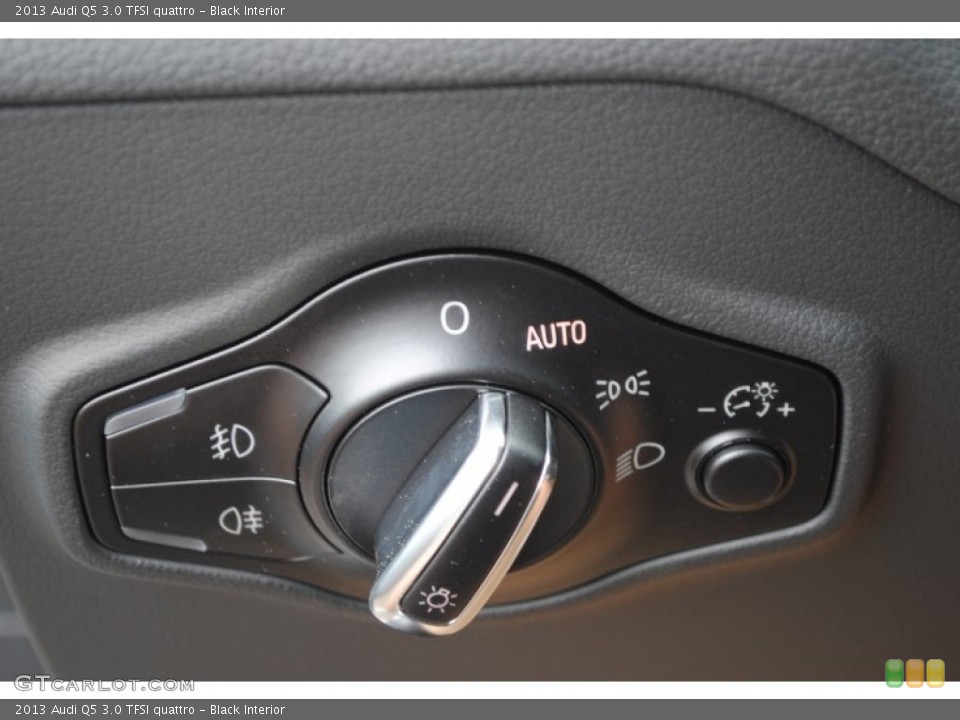 Black Interior Controls for the 2013 Audi Q5 3.0 TFSI quattro #78749252