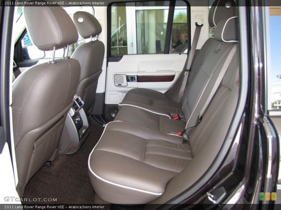 Arabica/Ivory Interior Rear Seat for the 2011 Land Rover Range Rover HSE #78749381