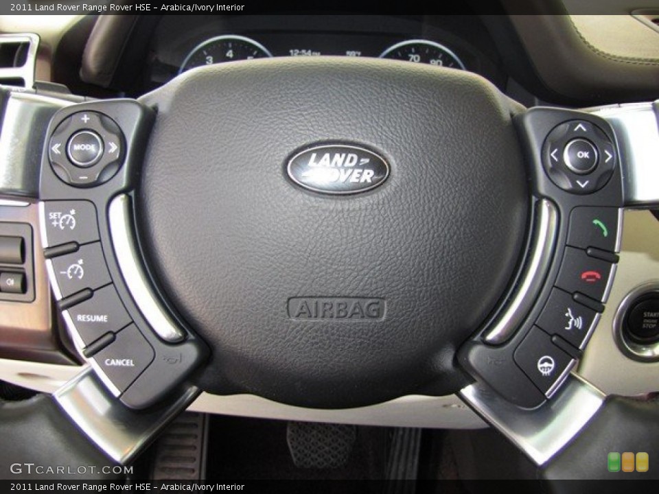 Arabica/Ivory Interior Steering Wheel for the 2011 Land Rover Range Rover HSE #78749538