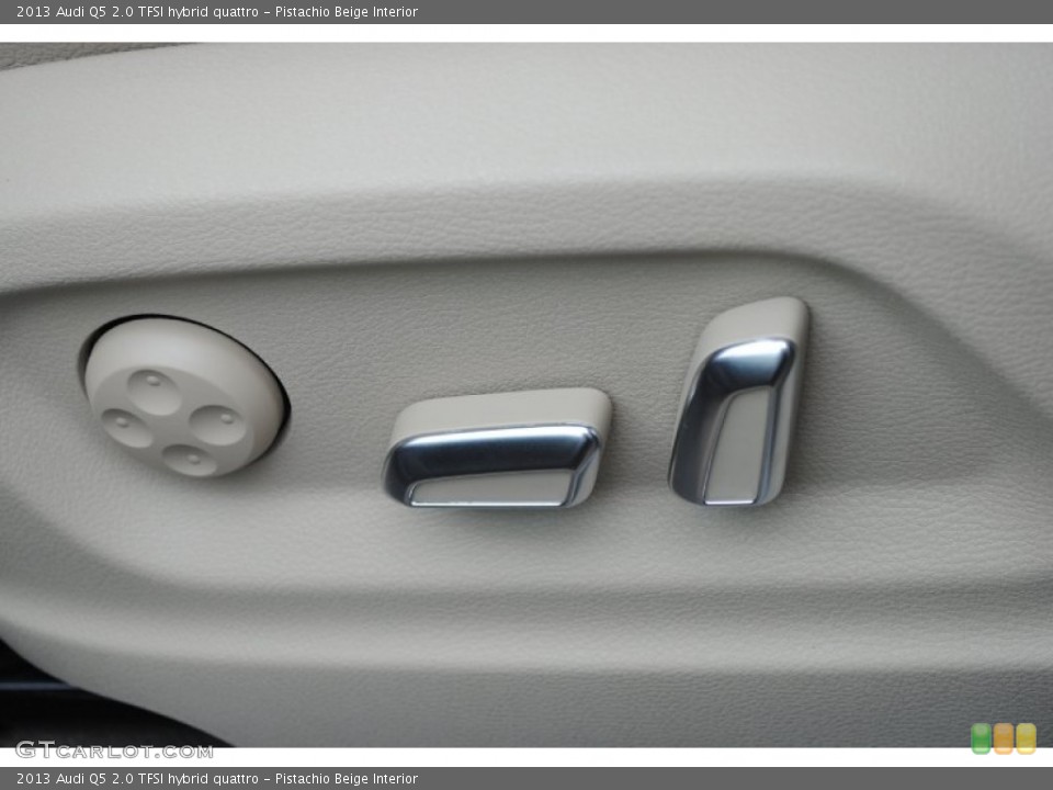 Pistachio Beige Interior Controls for the 2013 Audi Q5 2.0 TFSI hybrid quattro #78749582