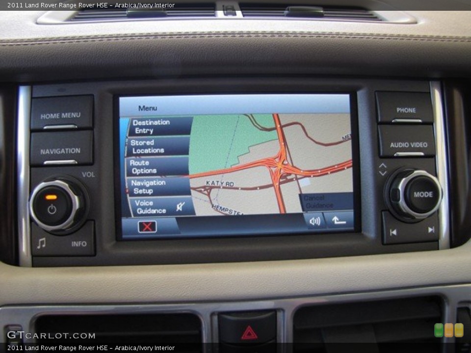 Arabica/Ivory Interior Navigation for the 2011 Land Rover Range Rover HSE #78749605