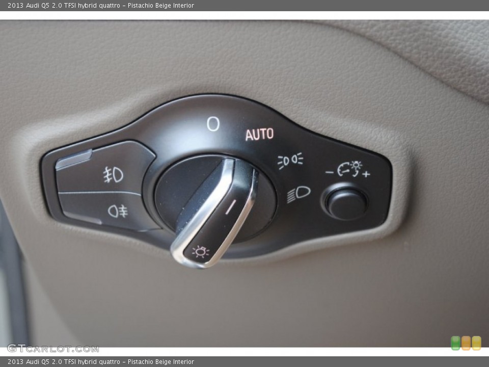 Pistachio Beige Interior Controls for the 2013 Audi Q5 2.0 TFSI hybrid quattro #78749810