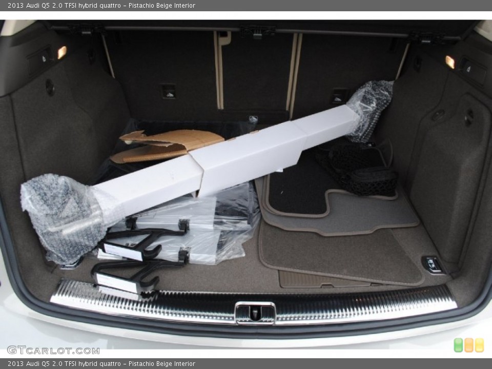 Pistachio Beige Interior Trunk for the 2013 Audi Q5 2.0 TFSI hybrid quattro #78749909