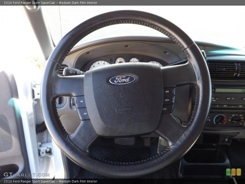 Medium Dark Flint Interior Steering Wheel for the 2010 Ford Ranger Sport SuperCab #78750673