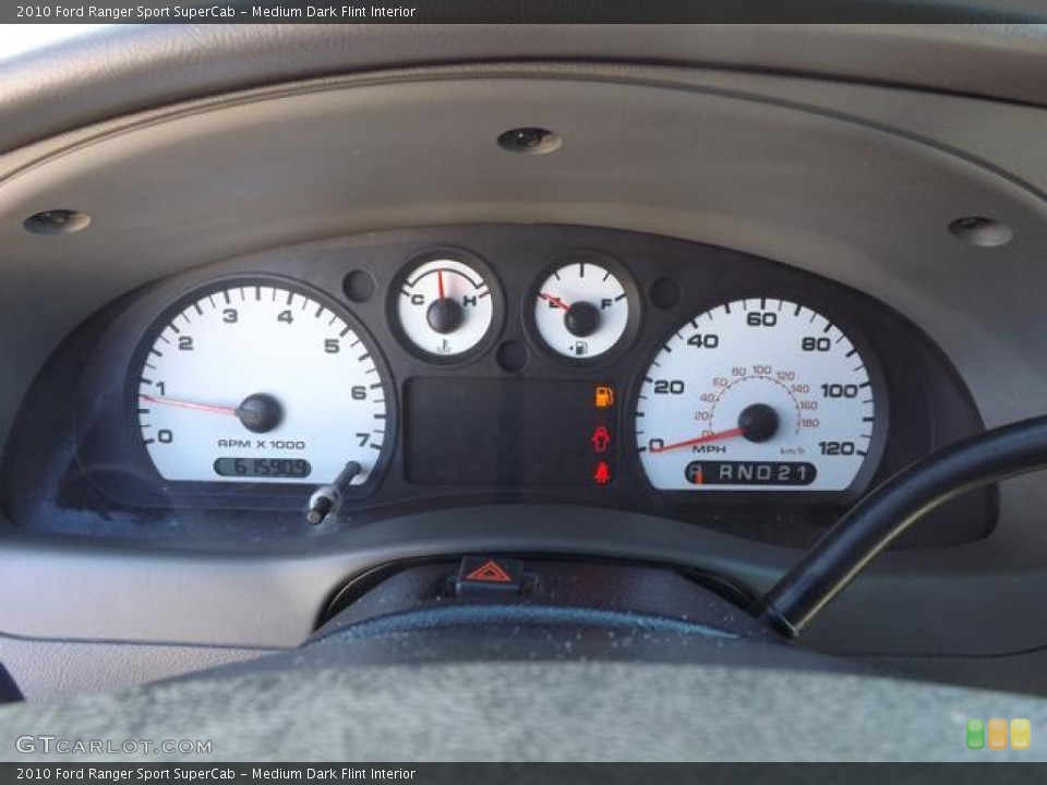 Medium Dark Flint Interior Gauges for the 2010 Ford Ranger Sport SuperCab #78750758