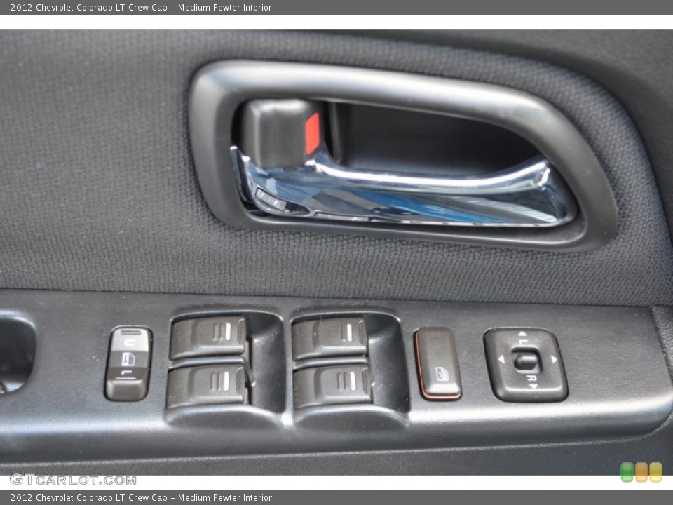 Medium Pewter Interior Controls for the 2012 Chevrolet Colorado LT Crew Cab #78751286