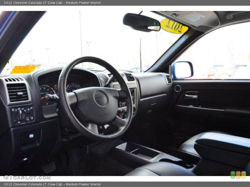 Medium Pewter Interior Dashboard for the 2012 Chevrolet Colorado LT Crew Cab #78751310