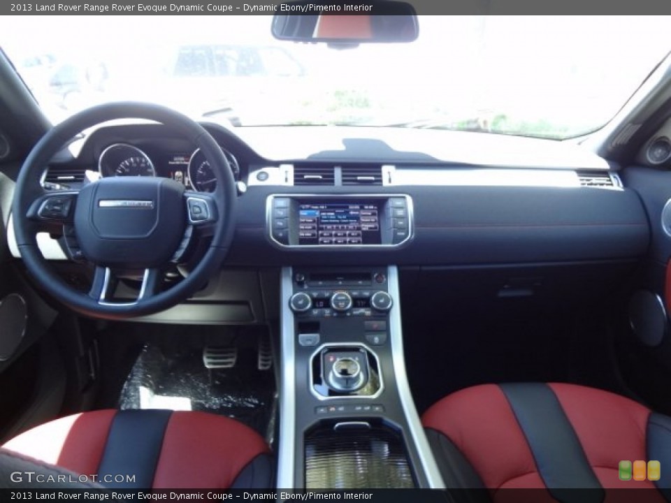 Dynamic Ebony/Pimento Interior Dashboard for the 2013 Land Rover Range Rover Evoque Dynamic Coupe #78751343