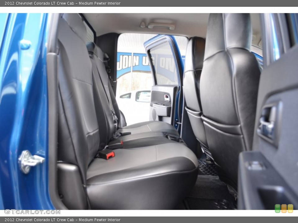 Medium Pewter Interior Rear Seat for the 2012 Chevrolet Colorado LT Crew Cab #78751436