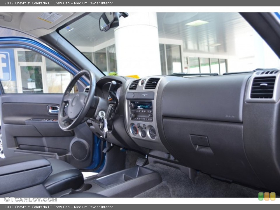Medium Pewter Interior Dashboard for the 2012 Chevrolet Colorado LT Crew Cab #78751469