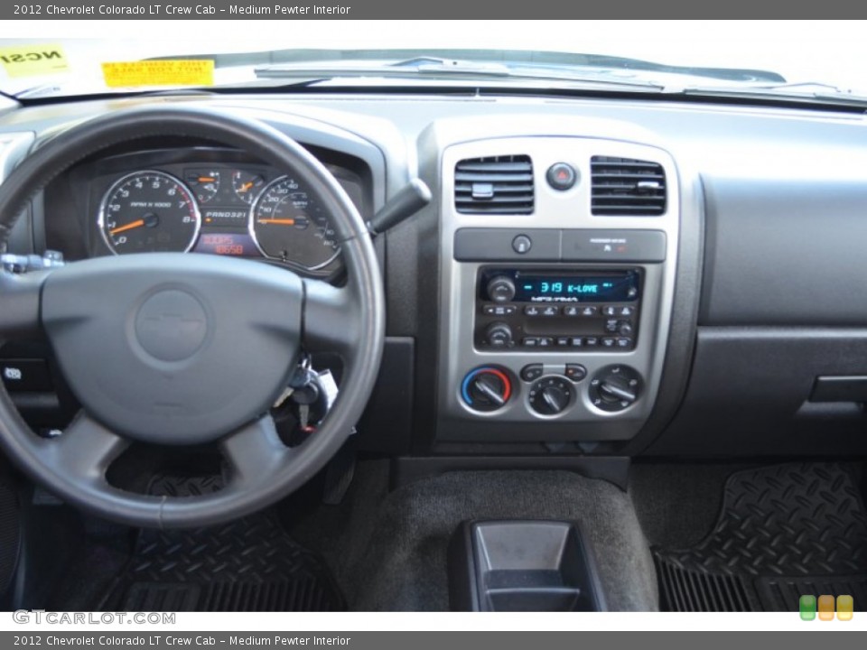 Medium Pewter Interior Dashboard for the 2012 Chevrolet Colorado LT Crew Cab #78751547
