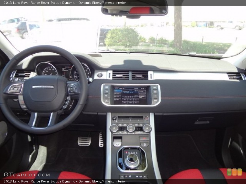 Dynamic Ebony/Pimento Interior Dashboard for the 2013 Land Rover Range Rover Evoque Dynamic #78751688