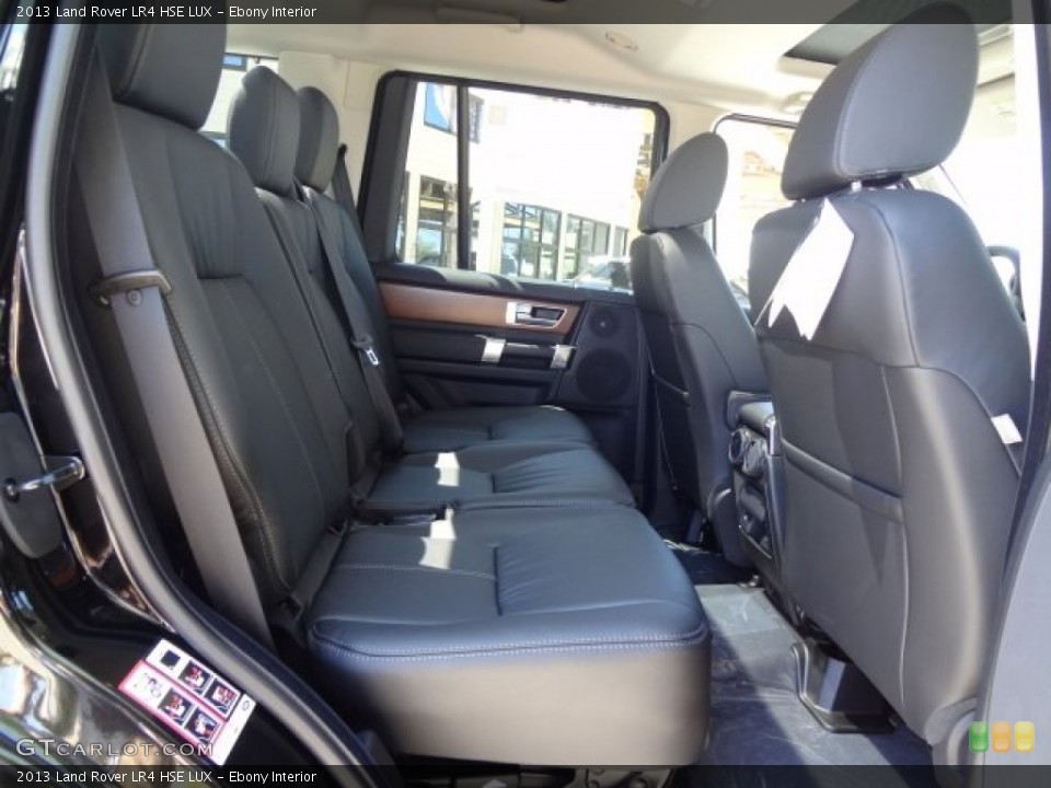 Ebony Interior Rear Seat for the 2013 Land Rover LR4 HSE LUX #78752802