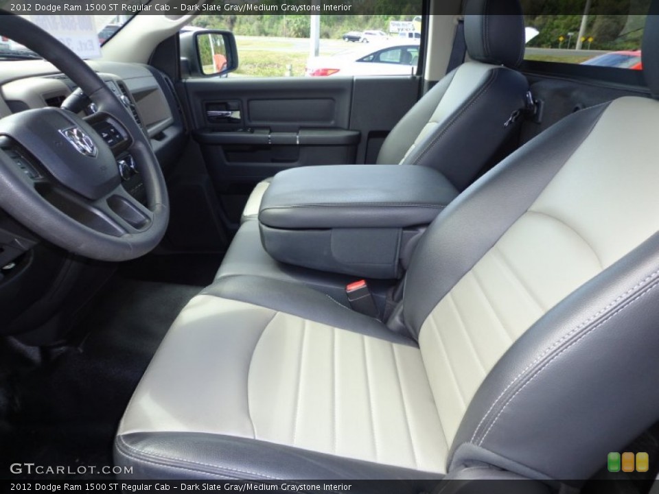 Dark Slate Gray/Medium Graystone Interior Photo for the 2012 Dodge Ram 1500 ST Regular Cab #78753317