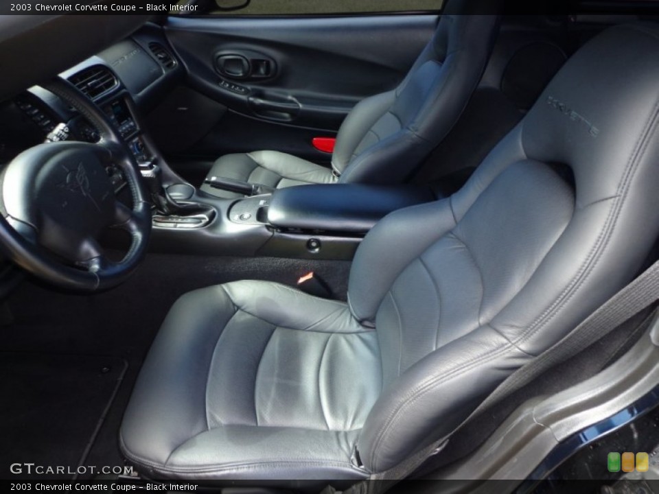 Black Interior Photo for the 2003 Chevrolet Corvette Coupe #78754277