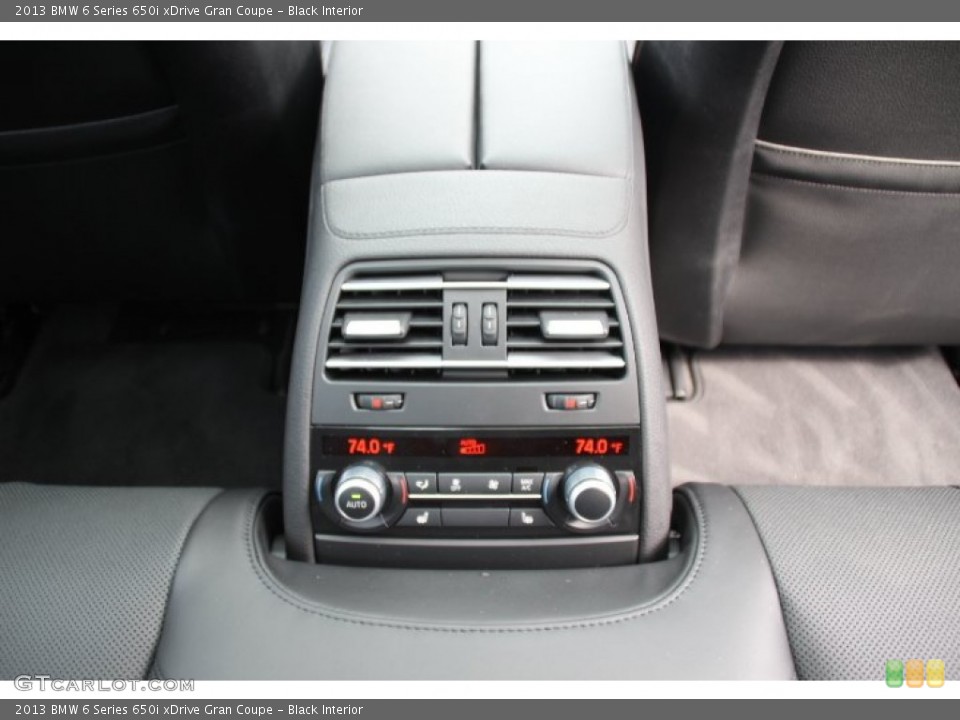 Black Interior Controls for the 2013 BMW 6 Series 650i xDrive Gran Coupe #78754307