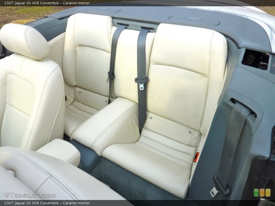 Caramel Interior Rear Seat for the 2007 Jaguar XK XK8 Convertible #78754742