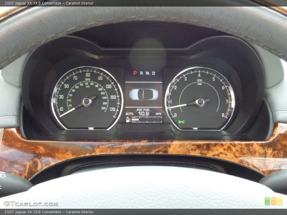 Caramel Interior Gauges for the 2007 Jaguar XK XK8 Convertible #78754865