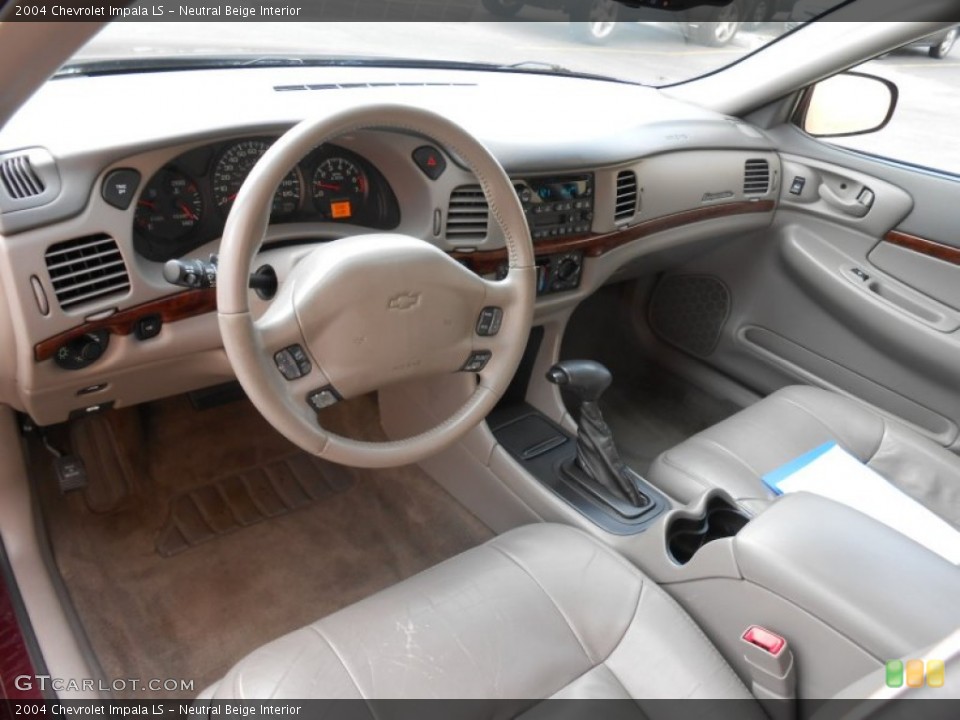 Neutral Beige Interior Prime Interior for the 2004 Chevrolet Impala LS #78755201